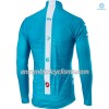 Tenue Maillot M/L + Collant à Bretelles 2018 Team Sky Hiver Thermal Fleece N002